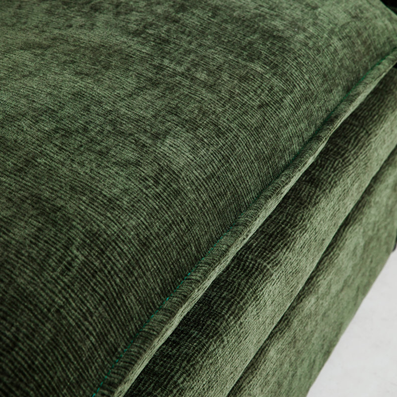 Modern 3 Seater Sectional Sofa With Ottoman