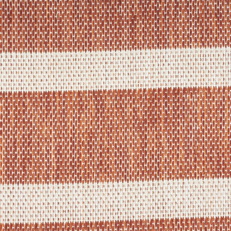 Tapis intérieur / extérieur rectangulaire Shaila, Orange, Rectangle 9 pi x 12 pi