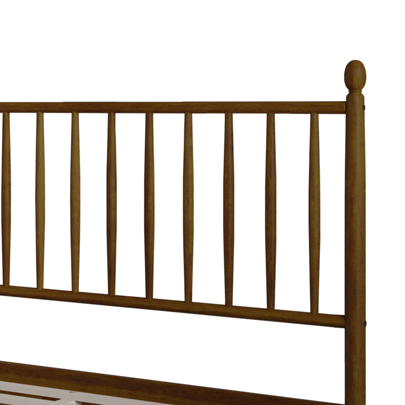 Downey Queen Platform Bed, Brown, Queen