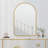 Metal Arch Wall Mirror-899348088