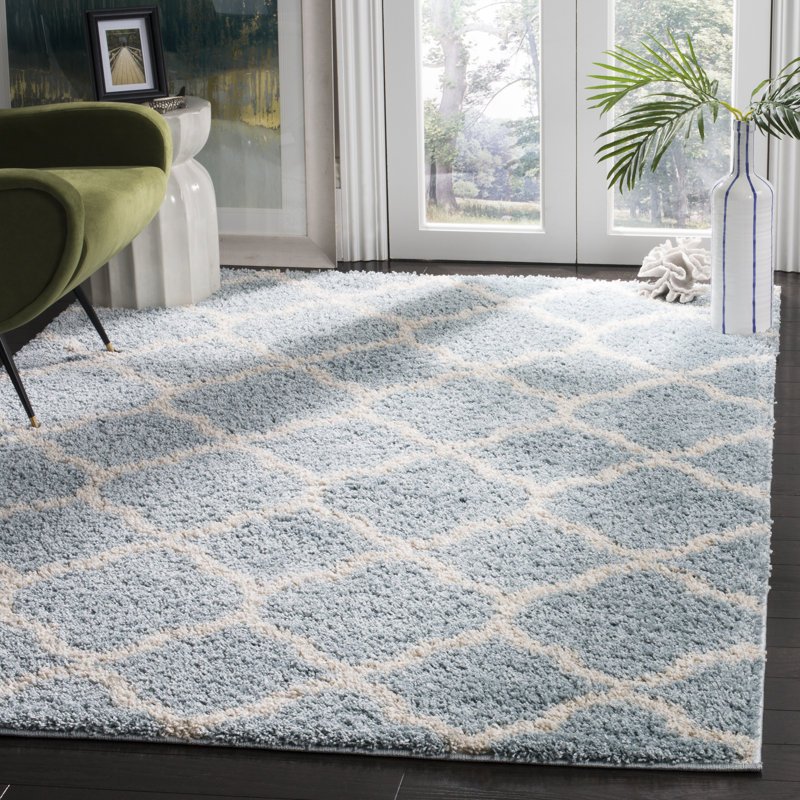 Baret Geometric Hand Woven Area Rug, Rectangle 155 x 229 cm