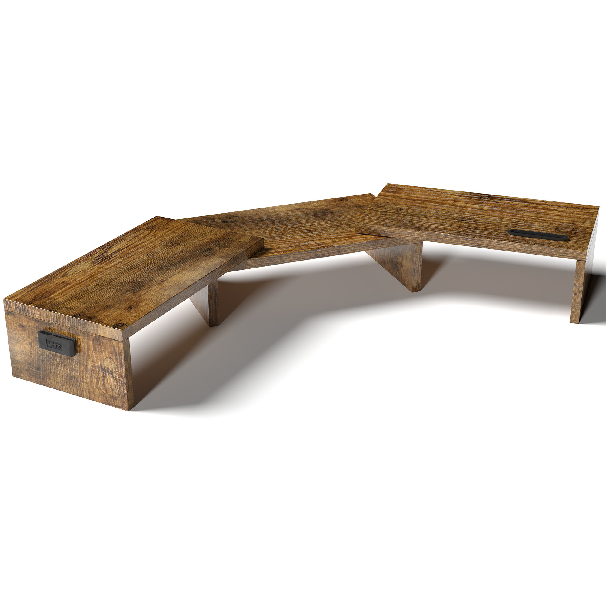 Inbox Zero Dual Monitor Stand Riser, Desktop Monitor Stand With ...