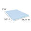Surmatelas en mousse à mémoire de forme hypoallergénique et infusée de gel 3 po Addilynn-434547436