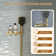Wall Mounted Dual Shower Head Thermostatic Rainfall Shower System with 3 Body Jets and Storage Shelf