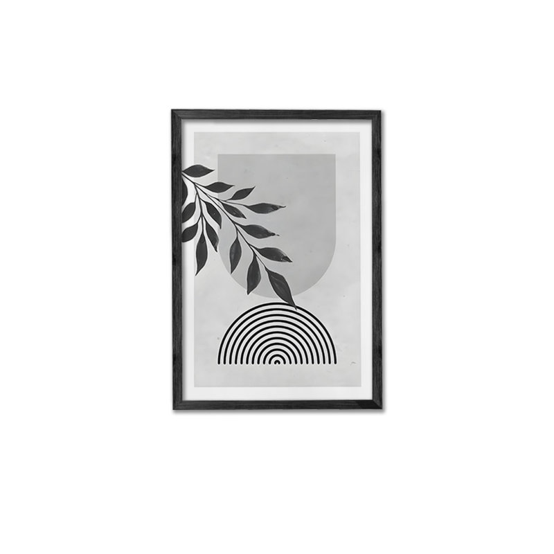 Ensemble de 3 panneaux décoratifs élégants en bois aggloméré, cadre en bois massif, 13,4 x 19,3 x 0,6 pouces | Œuvre d'art 100% MDF avec impression numérique | Parfait pour le salon, la chambre à coucher et le bureau, design élégant et moderne