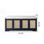 Banc de rangement moderne en rotin