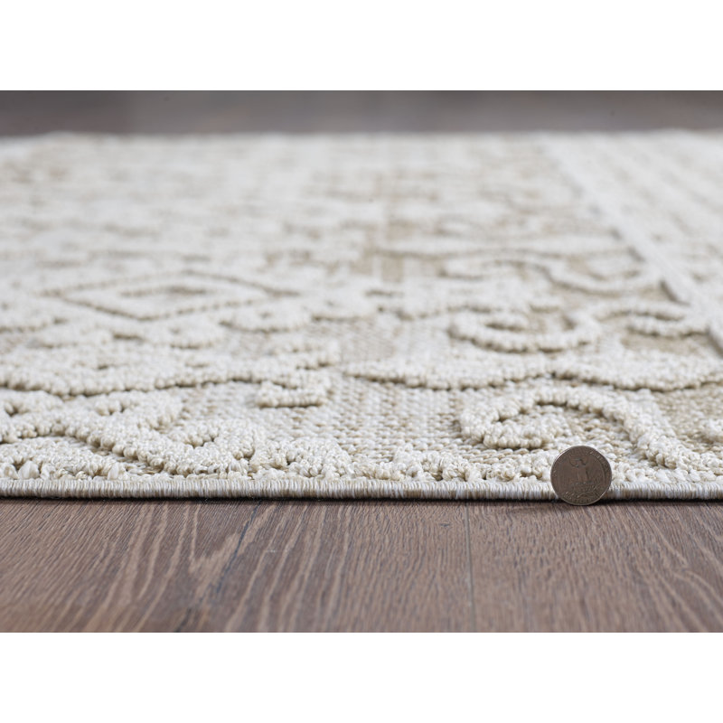 Tapis performance tissé à la machine Terra Catalina - Naturel - 6 pi 7 po x 9 pi, 6 pi 7 po x 9 pi