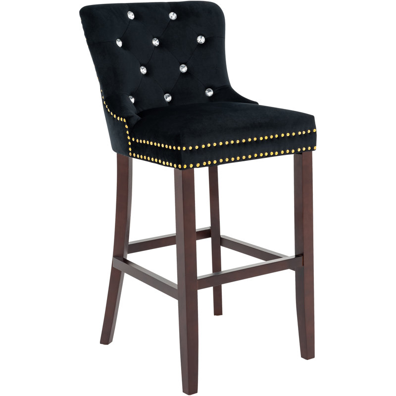 Glynna 30.3'' H Tufted Velvet Upholstered Side Chair