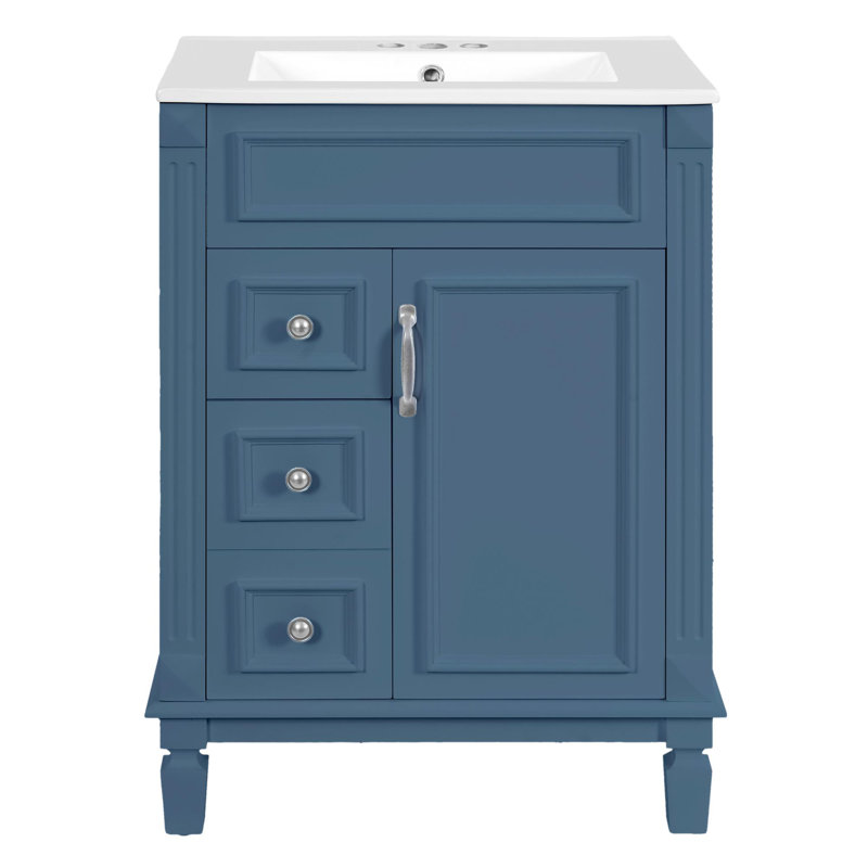 Meuble-lavabo moderne simple de 24 po