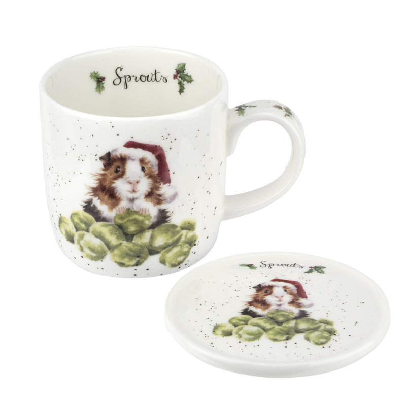 Tasse et sous-verre Royal Worcester