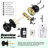 Privacy Door Knobs with Round Rosette, Keyless Lock-43666873