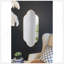Champagne Gold Decorative Wall Mirror With Notched Edges, Elegant And Versatile For Any Room