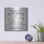  «Kitchen Welcome» par Elizabeth Tyndall, art mural en métal, 12 po x 12 po