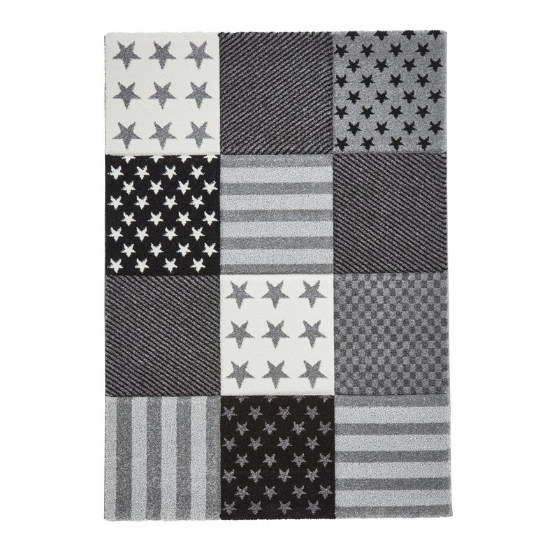 Dake area rug Machine Woven Rectangle Grey, Rectangle 80 x 150cm