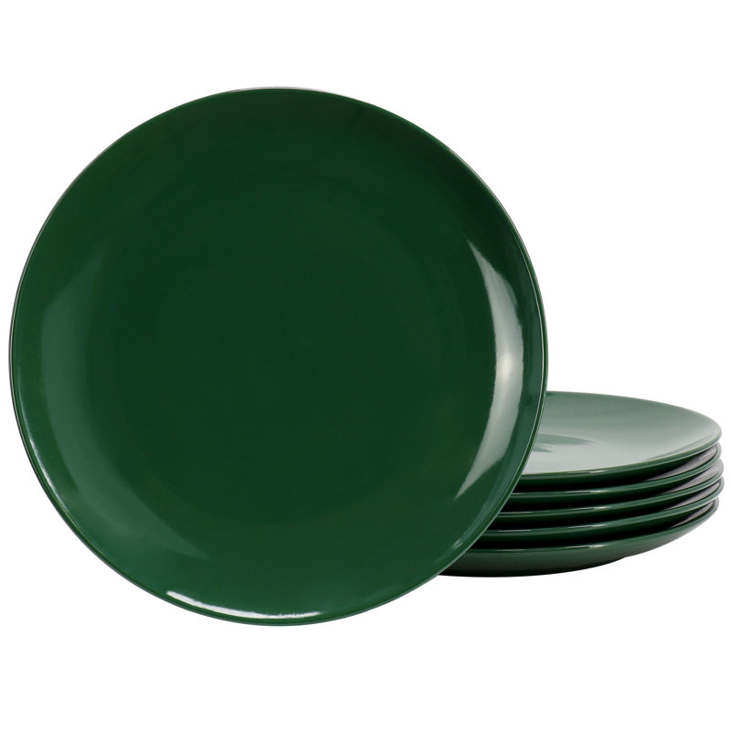 Ensemble de 6 assiettes en grès de 10,5 po Gibson Simply Essential