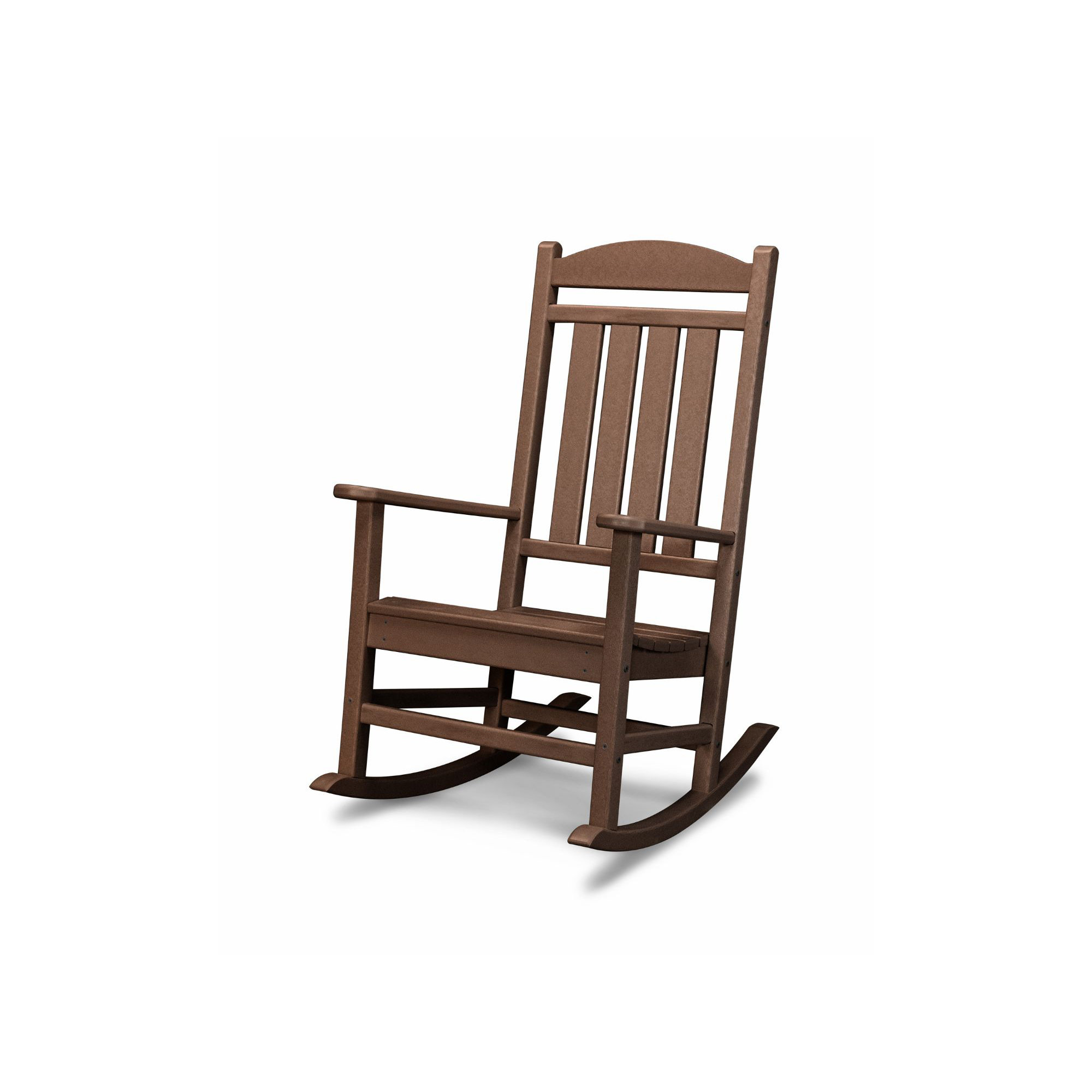 POLYWOOD Rocker Rocking Chair, Mahogany