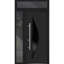 Porte avant en acier pré-suspendue à l'avant / deux 6501 anthracite / fenêtre extérieure latérale et supérieure / inserts en acier inoxydable peints simples modernes - l 36 po x H 80 po + 16 po - Gauche-111444995-111444998