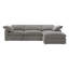 Canapé modulaire rembourré 118 pièces 4 pièces Asher-126563006-126563005