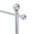 70" Industrial Coat Rack, Solid Wood & Silver Stainless Steel Clothing Rack, Double Layer Hanger For Coats, Hats, Bags, Shoes, Vintage Wood Grain (34.6" Wide)-74266321