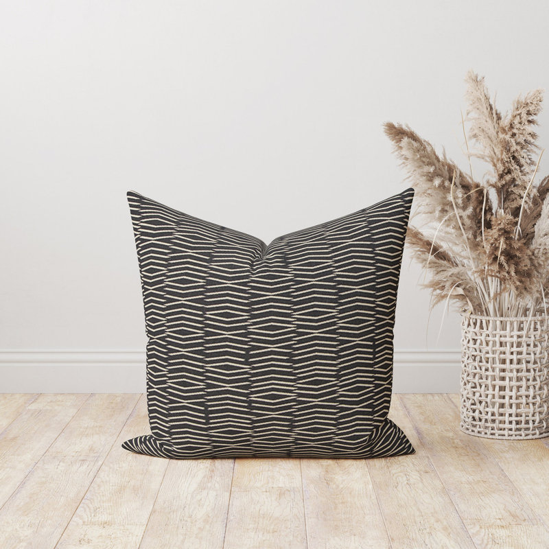  Housse de coussin géométrique, 19 po x 19 po