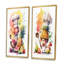 «Cute Chef Cooking With Fruit», 2 pièces sur toile-1023840614-1023840619