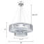 Lustre en cristal à 12 lumières Craggie-98420219