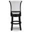Chaises pivotantes à hauteur de comptoir 2 pièces Bracher, sièges rembourrés et look tendance pour tabourets de pub avec repose-pieds rembourrés-121075052