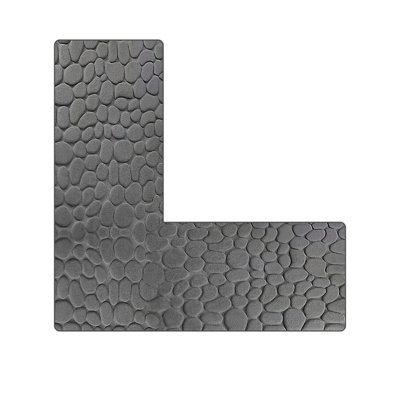 L Corner Carpet Living Room Kitchen Carpet Floor Mats Bathroom Absorbent Non Slide Mats Kitchen Foot Mats Machines Wash Bathroom Rugs For Bath Tub Shower