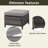 5 - Person Patio Conversation Set with Cushions-1184663762-1184663763