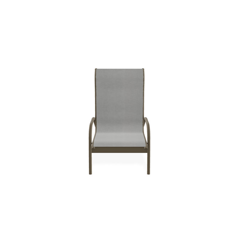 Gardenella Patio Chair, Alloy Sunbrella®, Beachwood