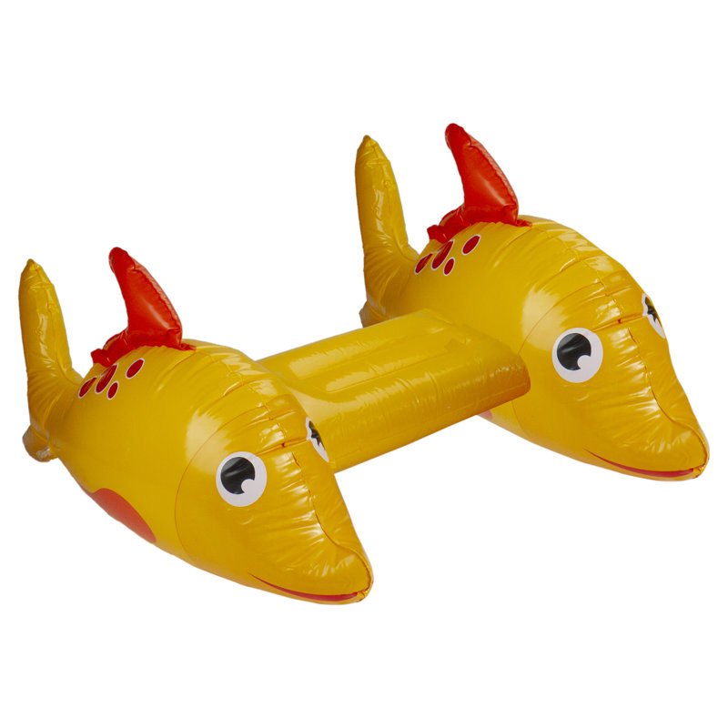 Tableau gonflable pour piscine Dorado Fish, pour enfants, 34,5 po, jaune