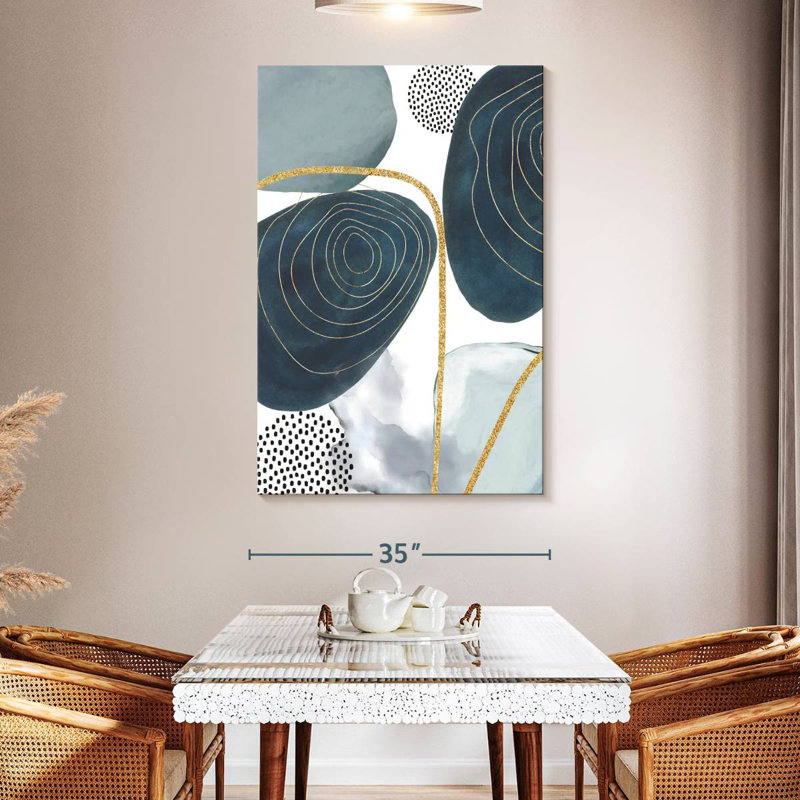 Avery Shapley Blue V, 51" H x 34" W