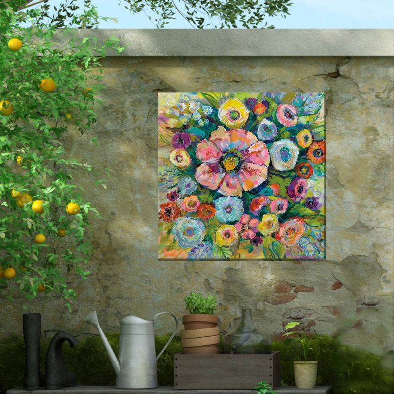 Firecrackers Outdoor Wall Canvas Art