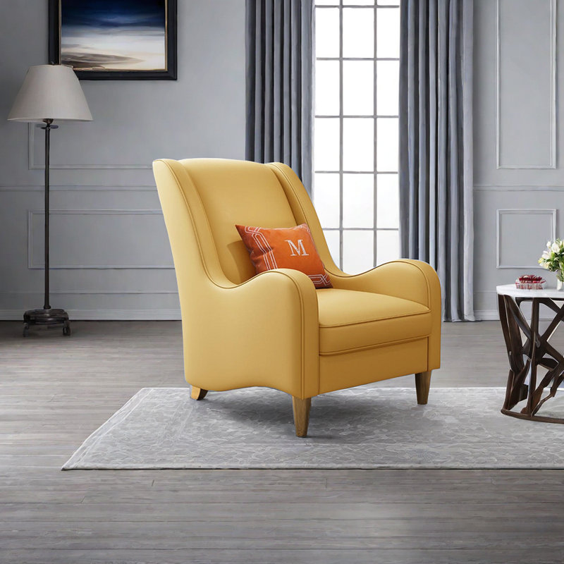 Fauteuil inclinable Hollianne, Jaune