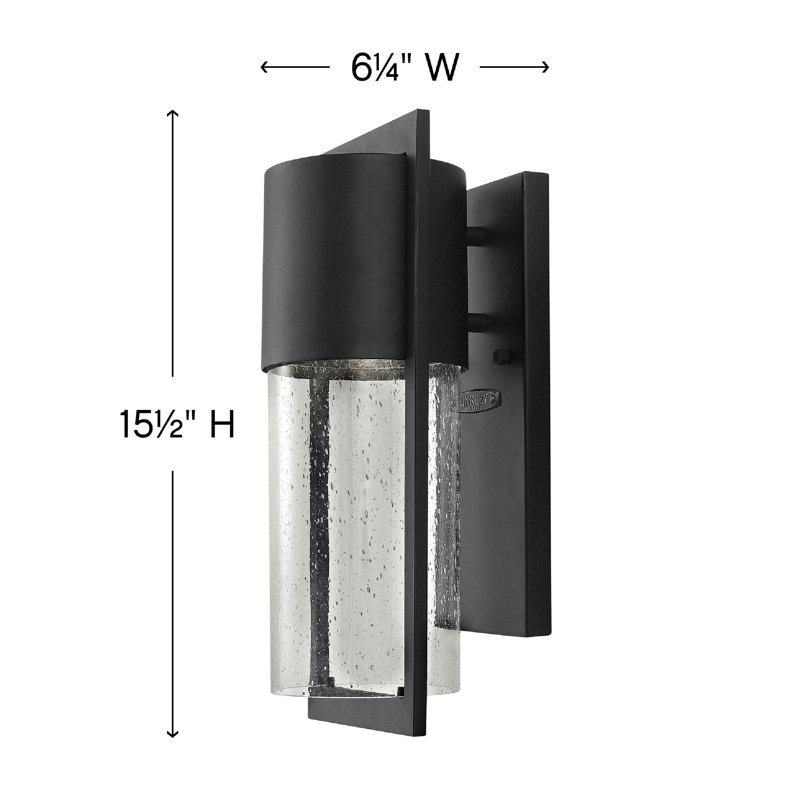 Dwell LED Outdoor Sconce, Buckeye Bronze, Incandescent, 15.5" H x 4.5" W x 4.75" D
