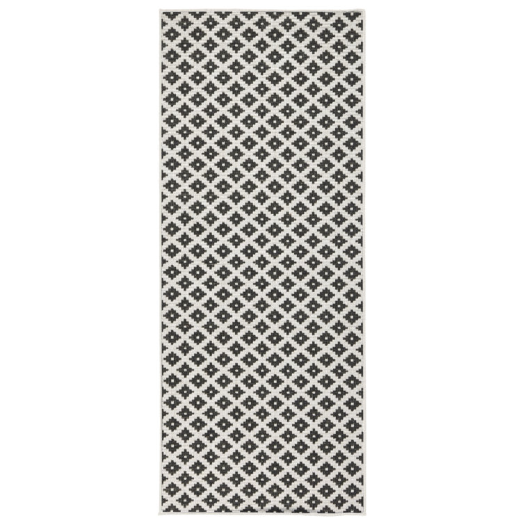 Nizza Flatweave Black/Cream Rug