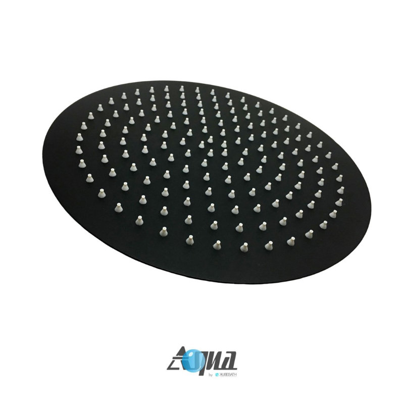 Rain Rain Shower Head 1.75 GPM GPM, Black