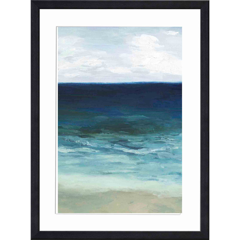 Sandfiddler Drive II by Grace Popp, Black, 12"H x 8"W