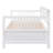Modern Solid Wood Twin Daybed, Multifunctional Sofa Bed, White Pine Frame with Slats, No Box Spring, Underbed Storage