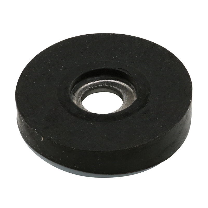 3/4 In. Round Magic Sliders With Screws, Black Plastic (8-Pack)