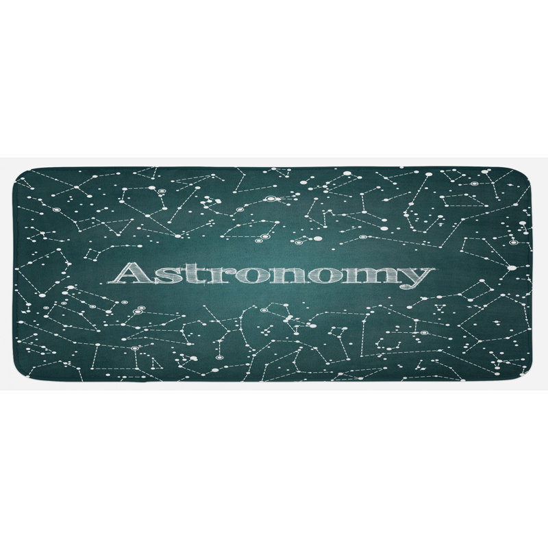 Modern & Contemporary Solid Color Polyester Kitchen Mat