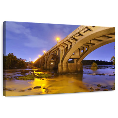 Lit Gervais Street Bridge