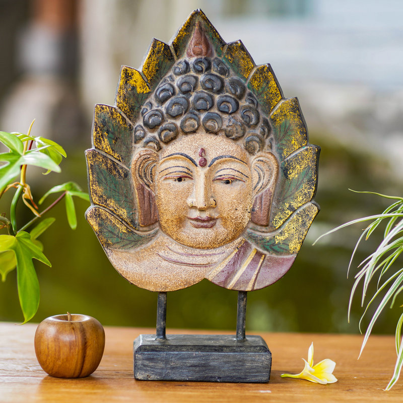 Buste de feuille de Bouddha