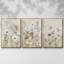 Bloomin Around - 3 pièces, reproduction encadrée sur toile-1127301639-1127301641