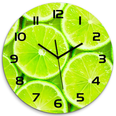 Jessice Glass Wall Clock