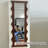 Medieval-Style Wooden Carving Board Frame Irregularly Shaped Full-Length Mirror-117890504