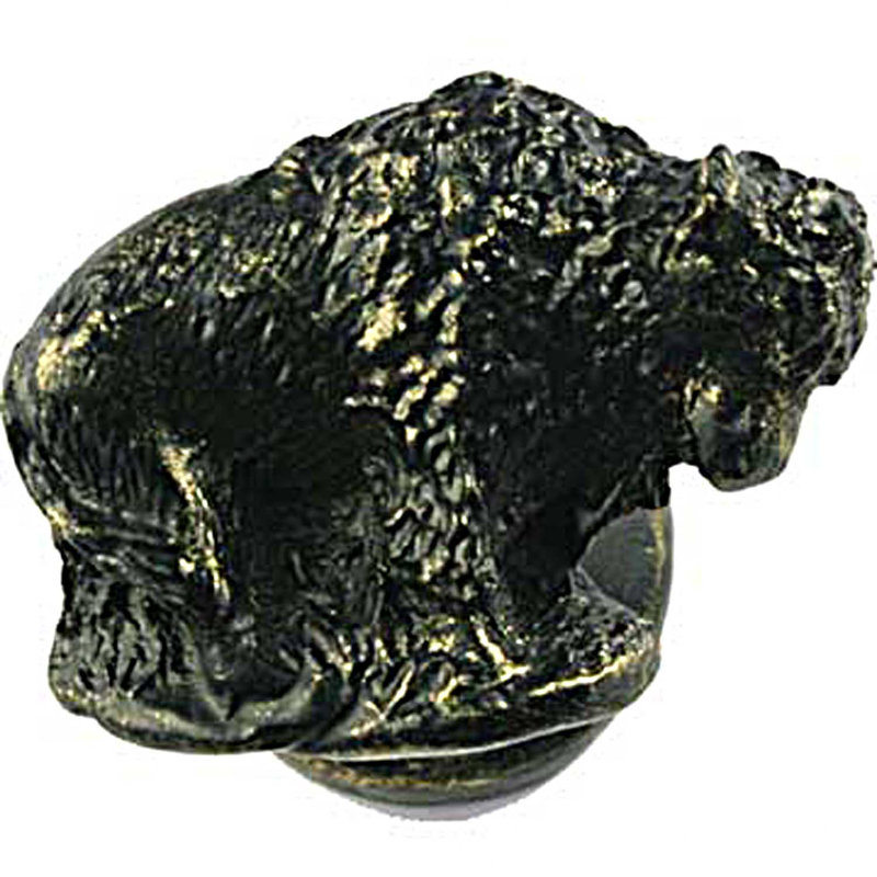 Bouton Western Southwestern, Bronze noir