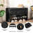 4 Pair Upholstered Shoe Storage Bench-116304487