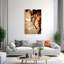 «Dynamic Horse Jump», art mural cheval contemporain-129475690