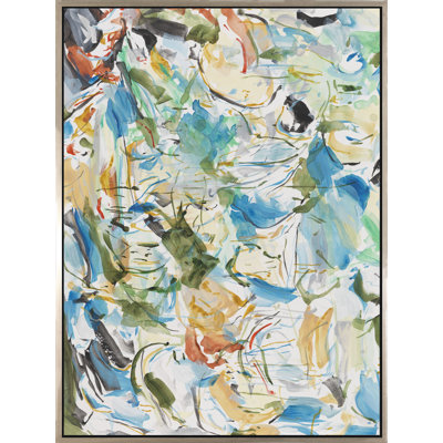 Blue Frenzy Painting